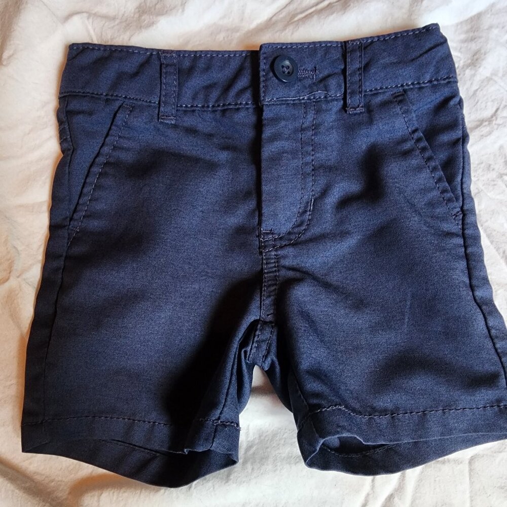 Navy 18m chino shorts